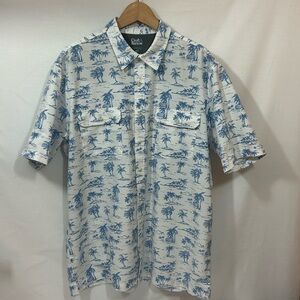 Croft & Barrow Quick Dry Button Up Short Sleeve Vented Shirt